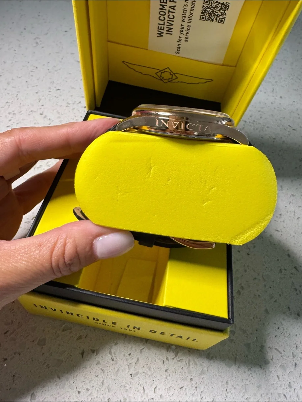 Invicta watch rose